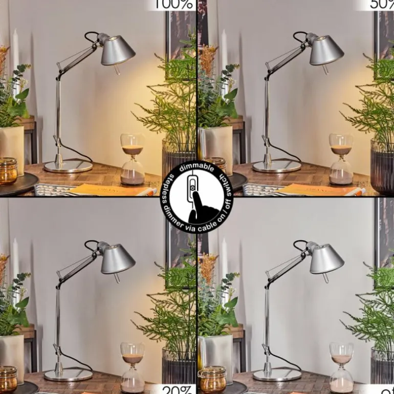 Lampe à poser Artemide TOLOMEO MICRO LED Aluminium, 1 lumière