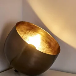 Lampe à poser Bluestone Acier brossé, 1 lumière