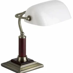 Lampe à poser Brilliant Bankir Laiton, 1 lumière