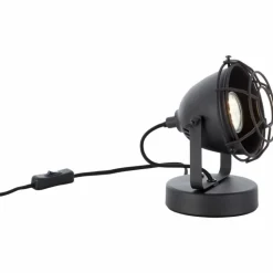 Lampe à poser Brilliant Carmen Noir, 1 lumière