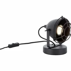 Lampe à poser Brilliant Carmen Noir, 1 lumière