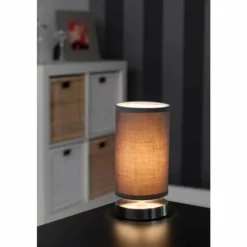 Lampe à poser Brilliant Clarie Gris, 1 lumière