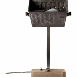 Lampe à poser Brilliant Drake Acier inoxydable, Noir, 1 lumière