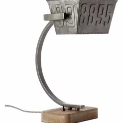 Lampe à poser Brilliant Drake Acier inoxydable, Noir, 1 lumière