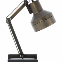 Lampe à poser Brilliant Hardwork Acier inoxydable, Noir, 1 lumière