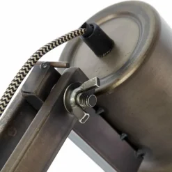 Lampe à poser Brilliant Hardwork Acier inoxydable, Noir, 1 lumière