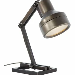 Lampe à poser Brilliant Hardwork Acier inoxydable, Noir, 1 lumière