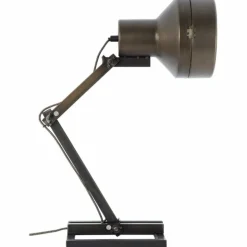 Lampe à poser Brilliant Hardwork Acier inoxydable, Noir, 1 lumière