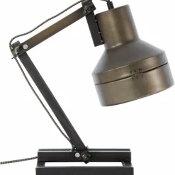 Lampe à poser Brilliant Hardwork Acier inoxydable, Noir, 1 lumière