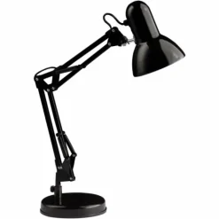 Lampe à poser Brilliant Henry Noir, 1 lumière