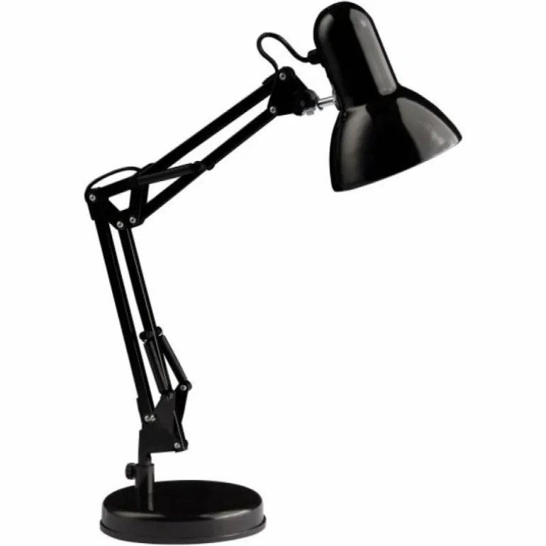 Lampe à poser Brilliant Henry Noir, 1 lumière