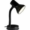 Lampe à poser Brilliant Junior Noir, 1 lumière