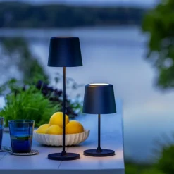 Lampe à poser Brilliant Kaami LED Noir, 1 lumière