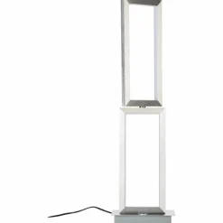 Lampe à poser Brilliant Living Tunar LED Aluminium, 1 lumière