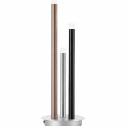 Lampe à poser Brilliant Living Cembalo LED Aluminium, 3 lumières