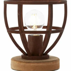 Lampe à poser Brilliant Matrix Rouille, 1 lumière