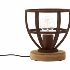 Lampe à poser Brilliant Matrix Rouille, 1 lumière