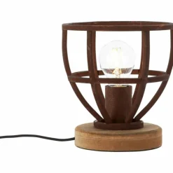 Lampe à poser Brilliant Matrix Rouille, 1 lumière