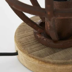 Lampe à poser Brilliant Matrix Rouille, 1 lumière