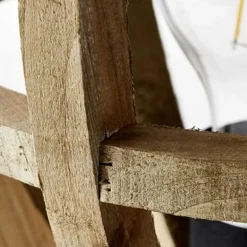 Lampe à poser Brilliant Matrix Wood Noir, 1 lumière