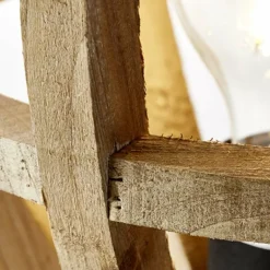 Lampe à poser Brilliant Matrix Wood Noir, 1 lumière