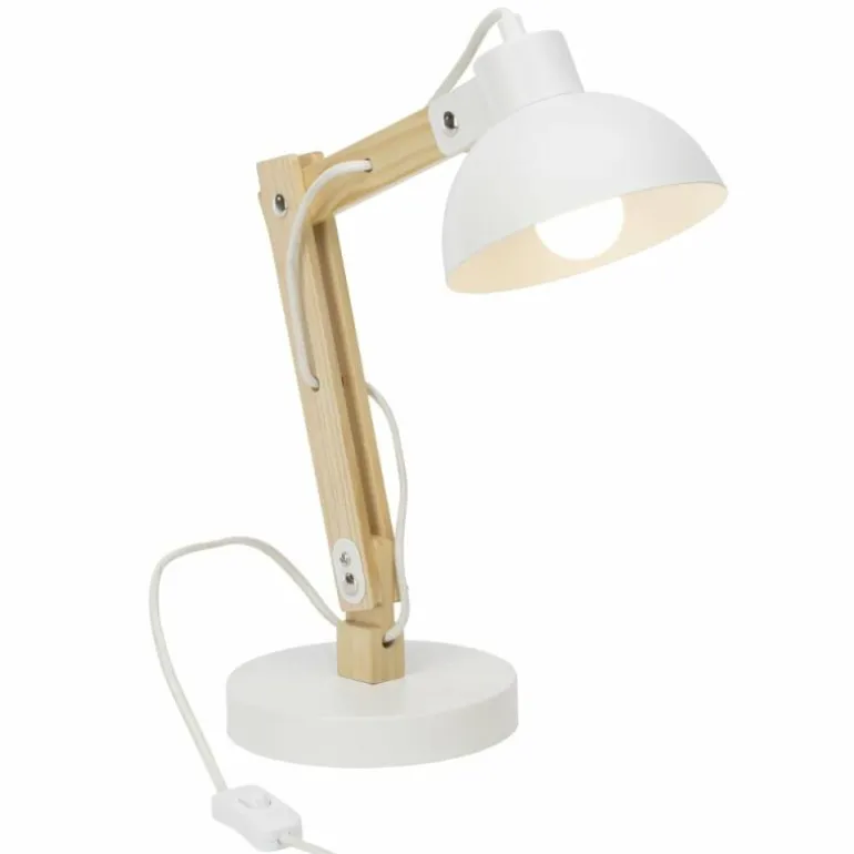 Lampe à poser Brilliant Moda Blanc, 1 lumière