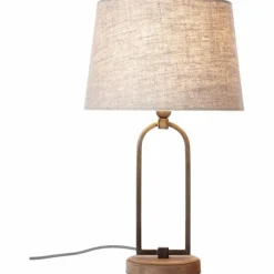 Lampe à poser Brilliant Sora Beige, 1 lumière