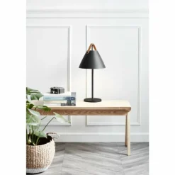 Lampe à poser Design For The People by Nordlux STRAP Noir, 1 lumière