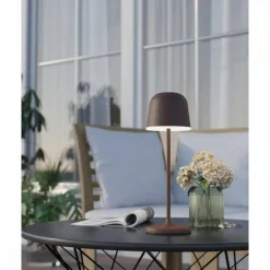 Lampe à poser Eglo MANNERA LED Rouille, 1 lumière