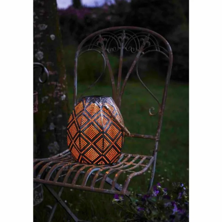 Lampe à poser Eglo Z_SOLAR LED Ancien, Argenté, 1 lumière