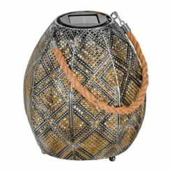 Lampe à poser Eglo Z_SOLAR LED Ancien, Argenté, 1 lumière