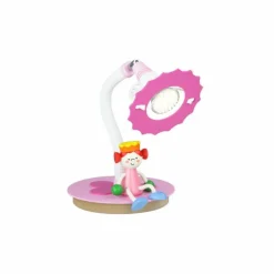Lampe à poser Elobra PRINZESSIN Rose, Blanc, 1 lumière