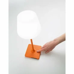 Lampe à poser Fabas Luce Adam LED Orange, 1 lumière