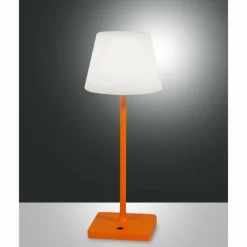 Lampe à poser Fabas Luce Adam LED Orange, 1 lumière