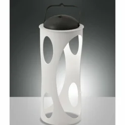 Lampe à poser Fabas Luce Caddy LED Blanc, 1 lumière