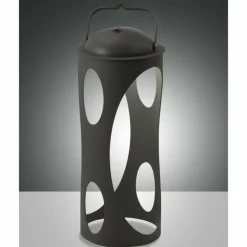 Lampe à poser Fabas Luce Caddy LED Anthracite, 1 lumière