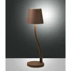 Lampe à poser Fabas Luce Judy LED Rouille, 1 lumière