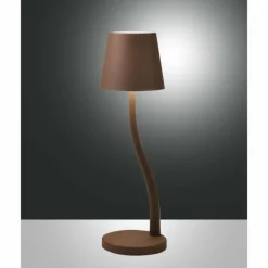 Lampe à poser Fabas Luce Judy LED Rouille, 1 lumière
