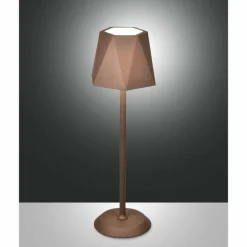 Lampe à poser Fabas Luce Katy LED Rouille, 1 lumière