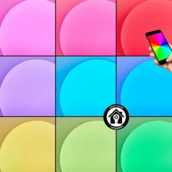 Lampe à poser Fair LED Noir, 1 lumière, Changeur de couleurs