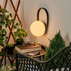 Lampe à poser Fair LED Noir, 1 lumière, Changeur de couleurs