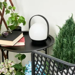 Lampe à poser Fair LED Noir, 1 lumière, Changeur de couleurs