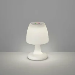 Lampe à poser FHL easy Barletta LED Blanc, 1 lumière, Changeur de couleurs