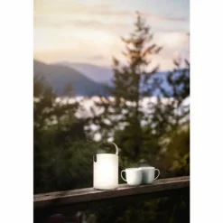 Lampe à poser FHL easy Ciro LED Blanc, 1 lumière, Télécommandes, Changeur de couleurs