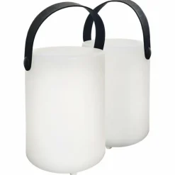 Lampe à poser FHL easy Ciro LED Blanc, 1 lumière, Télécommandes, Changeur de couleurs