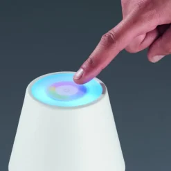 Lampe à poser FHL easy Cosenza LED Blanc, 1 lumière, Changeur de couleurs