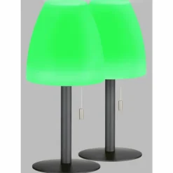 Lampe à poser FHL easy Fiumara LED Noir, 1 lumière, Télécommandes, Changeur de couleurs