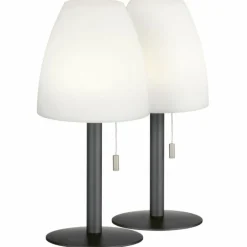 Lampe à poser FHL easy Fiumara LED Noir, 1 lumière, Télécommandes, Changeur de couleurs