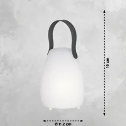 Lampe à poser FHL easy Ruby LED Blanc, 1 lumière, Télécommandes, Changeur de couleurs