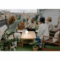 Lampe à poser FHL easy Termoli LED Blanc, 1 lumière, Télécommandes, Changeur de couleurs